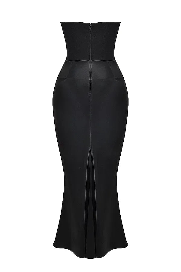 Victoria Noir | Chic Black Wedding Guest Dress