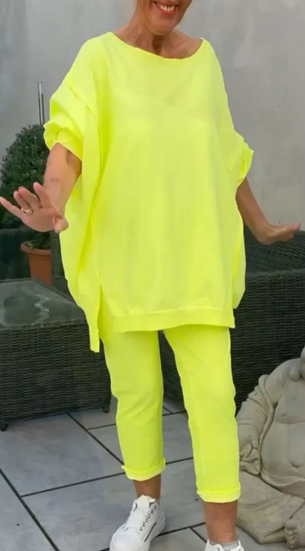 Ida | Chic Cotton Lounge Ensemble for Everyday Wear