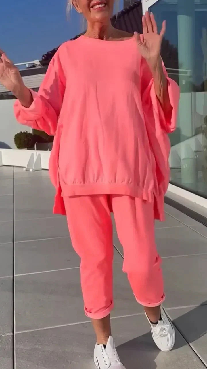 Ida | Chic Cotton Lounge Ensemble for Everyday Wear