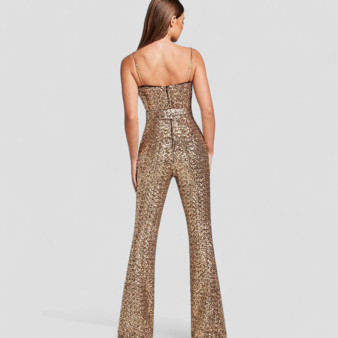 Women's Sequin Jumpsuit | Shimmering Party Attire for Special Occasions