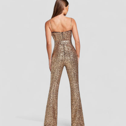 Women's Sequin Jumpsuit | Shimmering Party Attire for Special Occasions